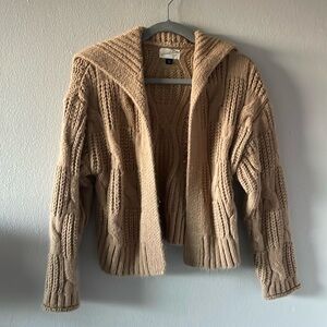 Target Tan Knit Cropped Sweater